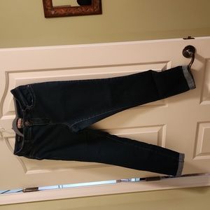 Hot kiss butt lift jeans size 16 extra stretchy with cuffed ankles